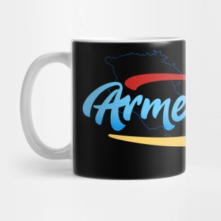 Armenia - Armenian Flag - Armenia Map Mug